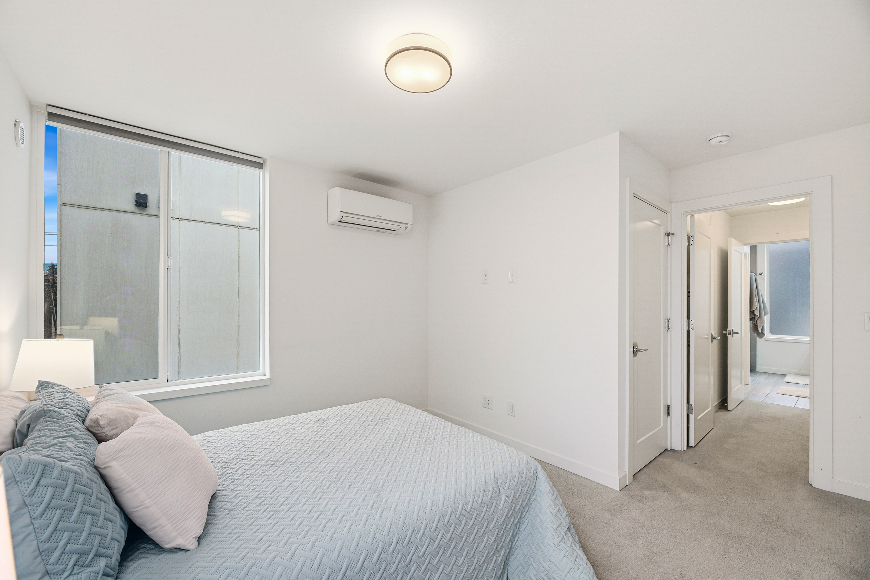 Master bedroom with en-suite bathroom
